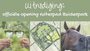 Uitnodiging officiële opening ruiterpad Zuiderpark @ Manege de Eendenkooi