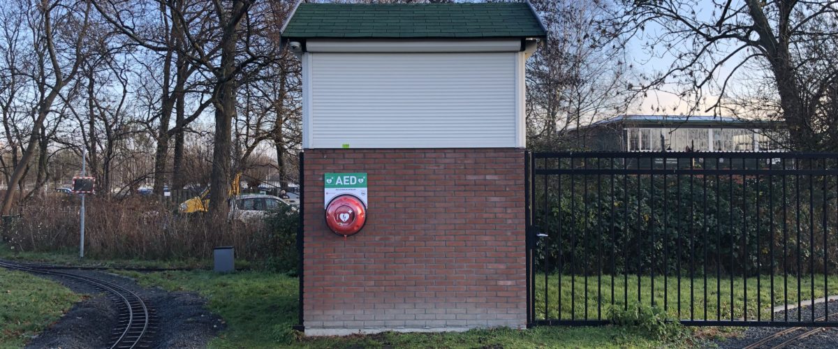 Derde AED is beschikbaar in het Zuiderpark