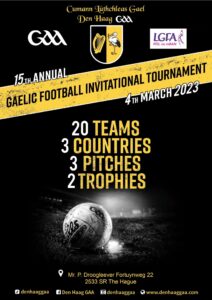 15TH GAELIC FOOTBALL INVITATIONAL TOURNAMENT @ Sportcampus Zuiderpark