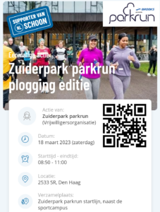 Zuiderpark Parkrun - Plotting Editie @ Sportcampus Zuiderpark