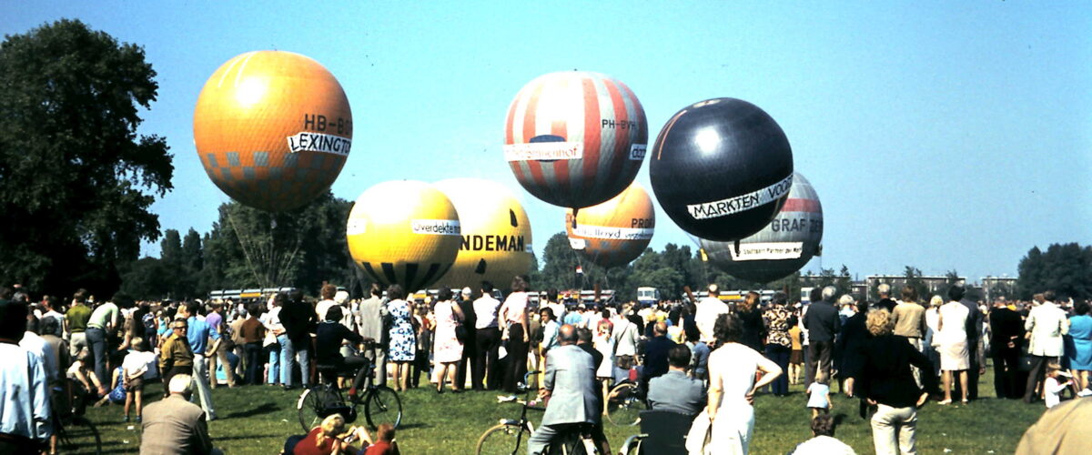 Luchtballonnen in het Zuiderpark