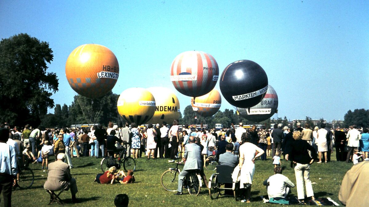 Luchtballonnen in het Zuiderpark