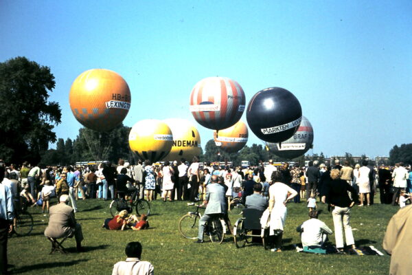 Luchtballonnen in het Zuiderpark