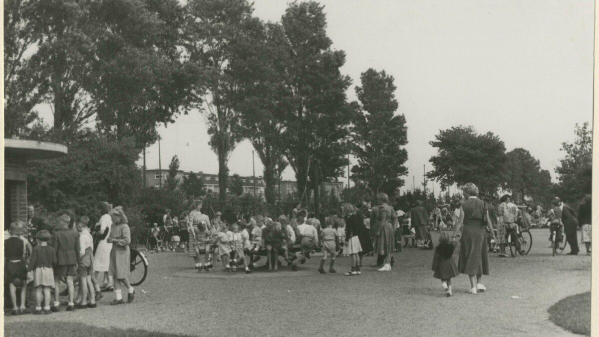 Mijn eerste stappen zijn in het Zuiderpark