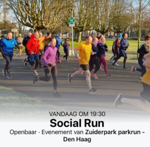 Social Run Zuiderpark parkrun @ AV Sparta