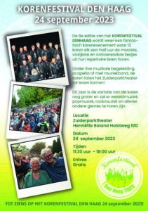 Korenfestival DENHAAG @ Zuiderparktheater