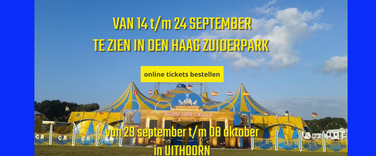 Circus Renz in Zuiderpark