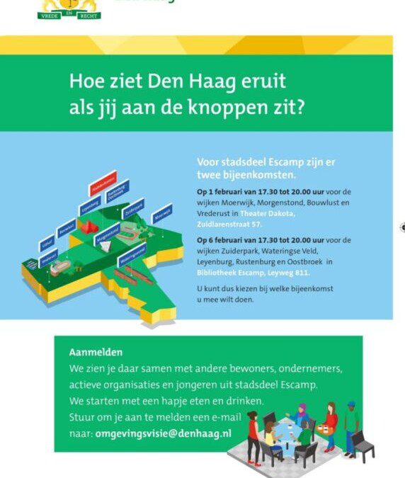 Hoe ziet Den Haag eruit als jij aan de knoppen zit ?