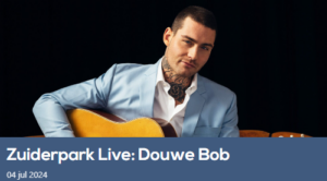 Zuiderpark Live: Douwe Bob @ Zuiderparktheater