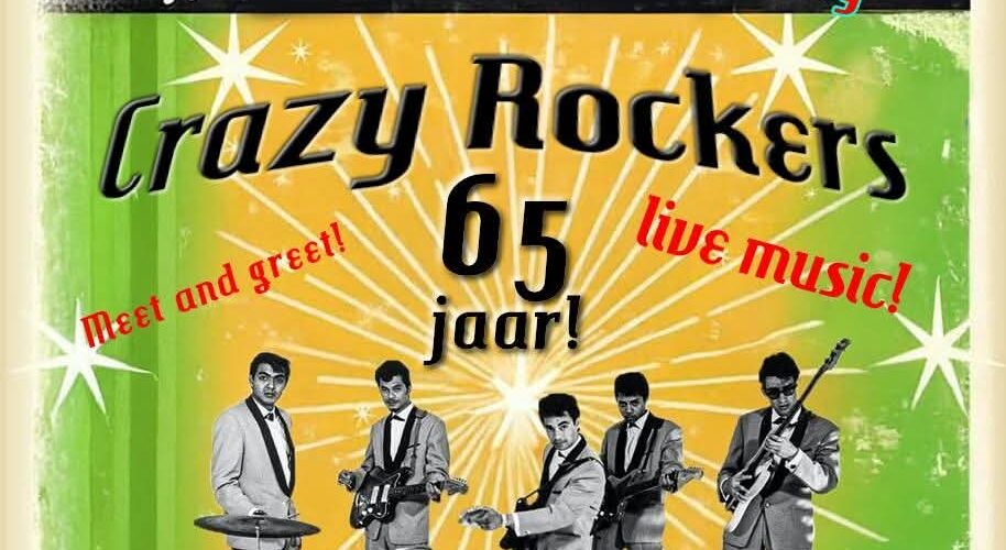 Onthulling Muurfoto Crazy Rockers