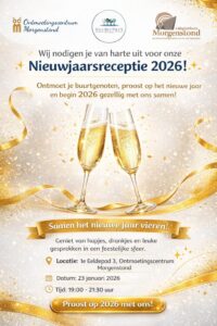 Nieuwjaarsreceptie Wijkplatform Morgenstond en Ontmoetingscentrum Morgenstond @ OCM