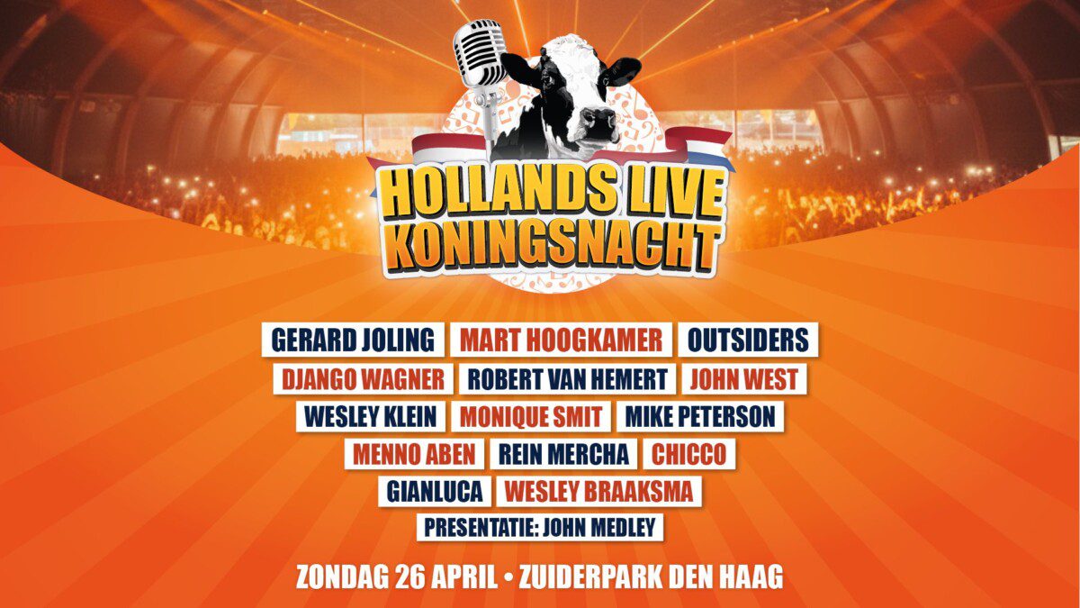 Hollands Live Koningsnacht opent het festivalseizoen in het Zuiderpark