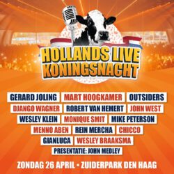 Hollands Live Koningsnacht opent het festivalseizoen in het Zuiderpark