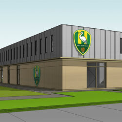 Eerste paal in de grond, ADO Den Haag bouwt aan de toekomst