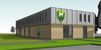 rendering van trainingscomplex ADO
