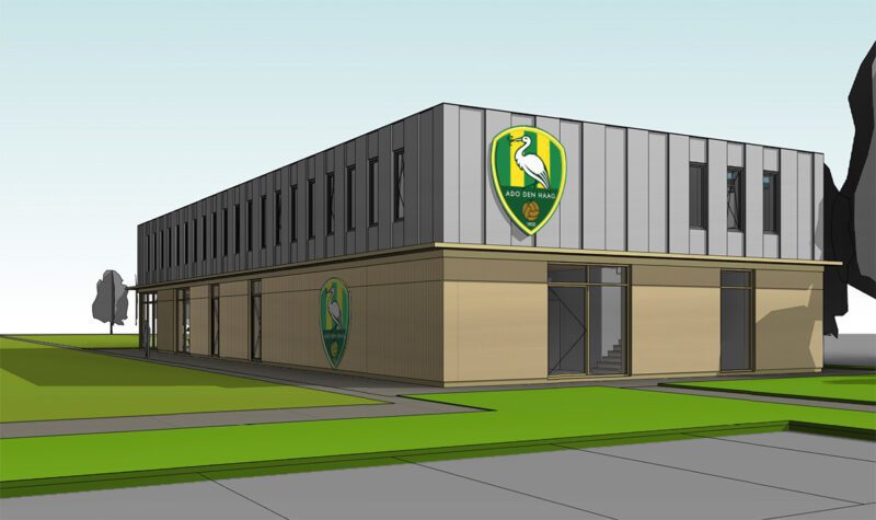 rendering van trainingscomplex ADO
