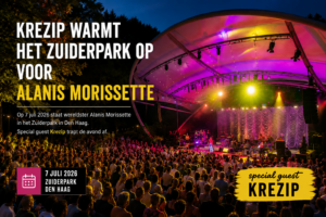 Publiek bij een zomerconcert in het Zuiderpark in Den Haag