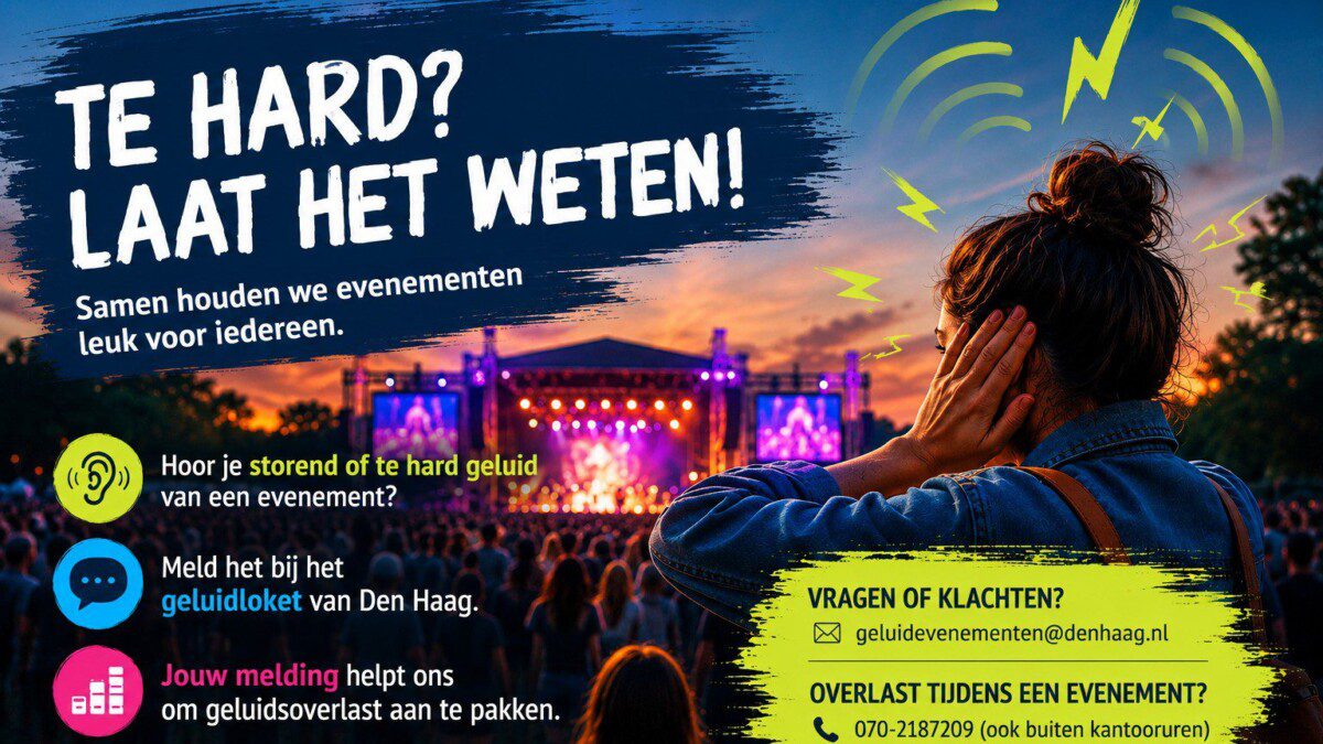 Last van festivalgeluid? Het geluidloket helpt