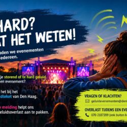 Last van festivalgeluid? Het geluidloket helpt