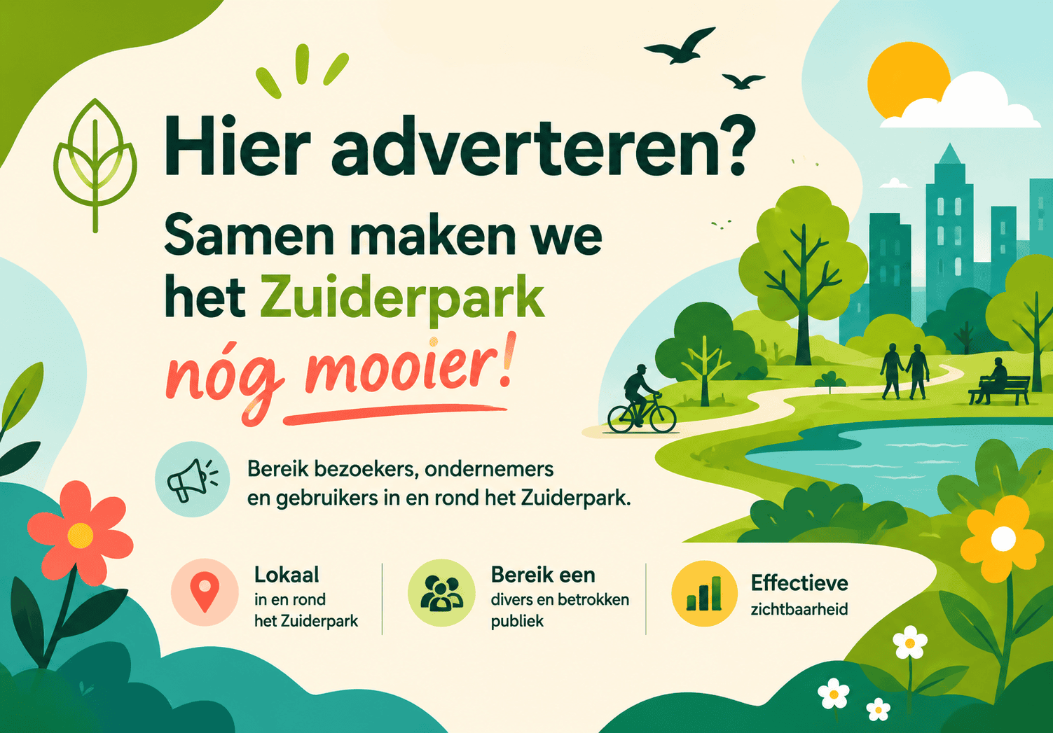 Adverteren Zuiderpark