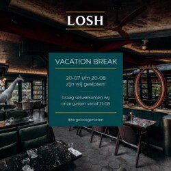 Losh met zomervakantie