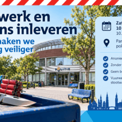 Vuurwerk en wapens anoniem inleveren bij politiebureau Zuiderpark op 10 oktober